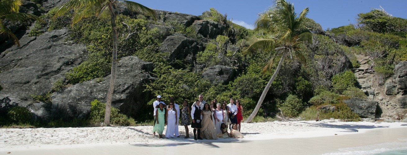 Bequia beach wedding